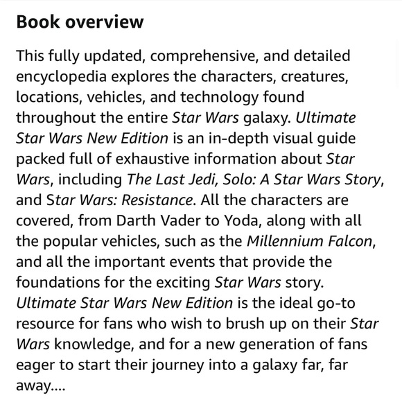 Unlimate Star Wars New Edition Foreword by Anthony Daniel’s Hardcore Book - Picture 6 of 8